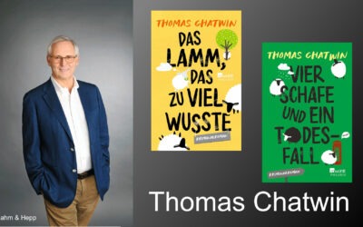 Thomas Chatwin Collage unter Verwendung eines Fotos von © Sahm & Hepp und der Buchcover von © Rowohlt Polaris